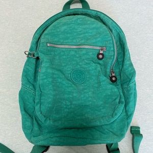 Kipling Green Backpack